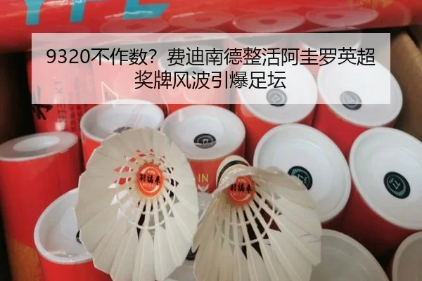 9320不作数？费迪南德整活阿圭罗英超奖牌风波引爆足坛